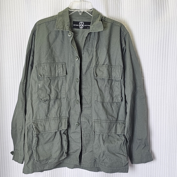 Hipchik Couture‎ Loved Jacket Army Green Pockets Tactical Grunge - Picture 7 of 9